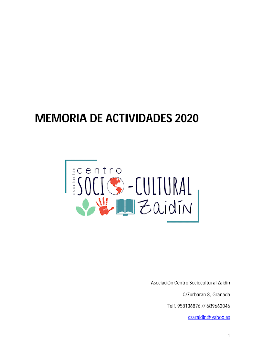 Memoria actividades 2020